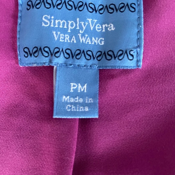 Simply Vera | Vera Wang hot pink chiffon dress - Picture 9 of 12